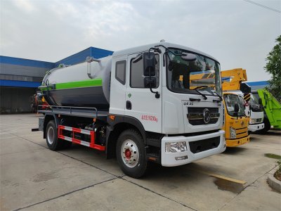 抽吸運(yùn)輸污水淤泥、糞便、沼液罐式車(chē)，國(guó)六排放吸污車(chē)抽吸快、適用面廣